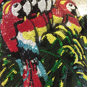 Coudre sur la broderie oiseau <span class=keywords><strong>perroquet</strong></span> Sequin Bling Patches Designer pour t-shirt vêtements - Product Image 5