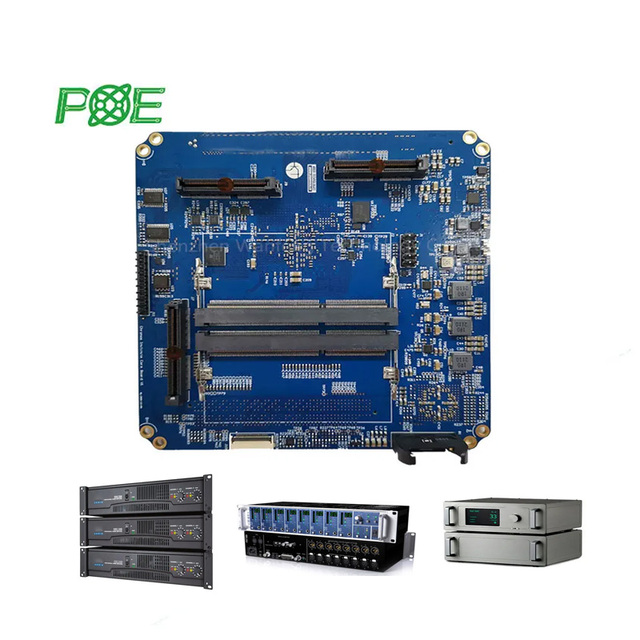 Universal BGA Reballing Stencil PCBA Immersion Gold Surface Finish 1.6mm Board Thickness Green Solder Mask 1 Layer POE SMT