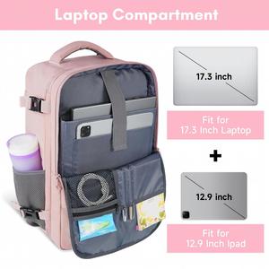 Sac à dos de voyage grand format 40L compatible TSA avec compartiment pour ordinateur portable 17,3 pouces, sac à dos de jour, sac d'ordinateur professionnel - Product Image 3