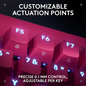 Clavier de jeu filaire Logitech G PRO X TKL Rapid Tenkeyless avec interrupteurs analogiques magnétiques, RGB - Magenta Claviers de jeu pour PC - Product Image 4