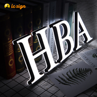 LC Global Trading Company Grandes lettres 3D personnalisées Enseigne lumineuse à LED pour la signalisation des magasins