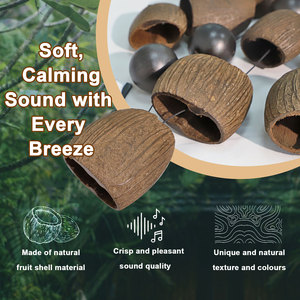 Vente en gros : Coquilles de noix naturelles <span class=keywords><strong>SALIN</strong></span> pour sonnettes à vent – Sons d'eau courante - Product Image 6