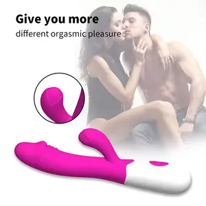 Usine d'origine bon prix g spot lapin vibrateur alimenté par piles 30 modèles de vibration femmes jouets sexuels pour adultes