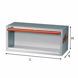 Gabinete de Almacenamiento de Acero Usag de 990x375x382 mm, con Cerradura, Recubrimiento en Polvo Gris, Ensamblado, para Almacén - Product Image 1