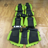 Nouvelles housses de siège de voiture en cuir véritable personnalisées de luxe CYF pour Urus, ensemble complet, broderie matelassée en nid d'abeille