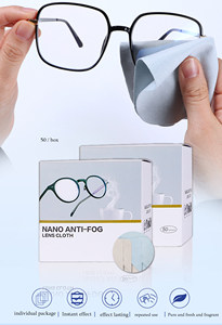 Lunettes de soleil, 2 pièces, Logo personnalisé, écran de lunettes de soleil, <span class=keywords><strong>lingette</strong></span> nettoyante, chiffon de nettoyage en microfibre, chiffon <span class=keywords><strong>anti</strong></span>-brouillard <span class=keywords><strong>réutilisable</strong></span> pour lunettes - Product Image 5