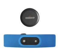 Capteur de fréquence cardiaque intelligent professionnel OEM pour le sport, avec bouton personnalisé, mesure de distance, ECG, ceinture HRM de remplacement, sangle conductrice personnalisée