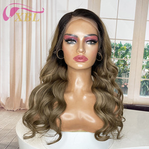 Peluca de cabello humano sin procesar virgen de larga duración de XBL Hair Factory <span class=keywords><strong>Tina</strong></span> Frontal Lace Kont HD Lace Bleach Front Aspecto natural - Product Image 3