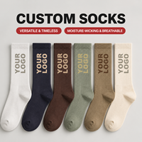 Chaussettes de sport extensibles à col ras du cou, personnalisables avec motifs OEM, plusieurs tailles et couleurs disponibles, pour jeunes, écologiques, respirantes, pour le basketball en extérieur