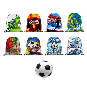 <span class=keywords><strong>Sac</strong></span> à dos léger pour supporters de la <span class=keywords><strong>Coupe</strong></span> <span class=keywords><strong>du</strong></span> <span class=keywords><strong>Monde</strong></span>, personnalisable pour équipes et clubs, <span class=keywords><strong>sac</strong></span> de sport à cordon de serrage pour le rangement - Product Image 2