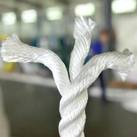 Cordage d'ancre marin en polyester, corde de quai/ligne d'ancre marine pour bateau/yacht