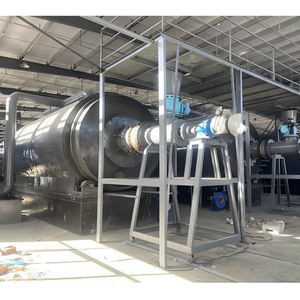 Línea de producción de negro de carbón de pirólisis de neumáticos de desecho, molino de molienda accionado por motor para plantas de fabricación de cáscara de coco - Product Image 3