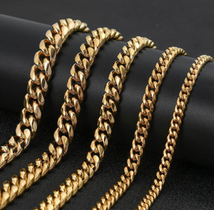 Tùy Chỉnh 6-18Mm Hip Xuống Vàng Biểu Tượng Tùy Chỉnh Dây Chuyền Christian Vàng Mạ Người Đàn Ông Của Vàng Cuba Liên Kết Chuỗi OEM Thép Không Gỉ - Product Image 4