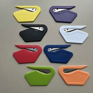Ouvre-lettre de marque avec lame longue - Découpeur d'enveloppes personnalisé en ABS imprimé en sérigraphie pour usage promotionnel - Product Image 2