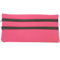 Double fermetures à glissière Néoprène Trousse d'écriture scolaire Étudiants Sacs à crayons