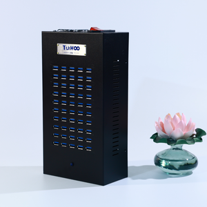 Chargeur USB rapide 50 ports TiJiHOO, construction métallique, 400W, OVP SCP, pour ordinateurs portables industriels, montres intelligentes, adaptateur universel, studios, dortoirs - Product Image 1