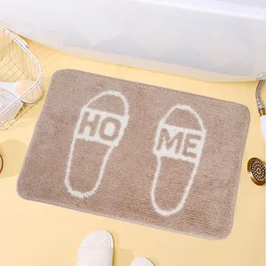 Banyo paspas tedarikçisi komik mikrofiber banyo paspas halı özel şekil banyo paspas zemin Mat