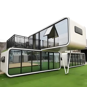 Pod de Glamping Éco-Touristique Moderne et Bureau/<span class=keywords><strong>Studio</strong></span> Préfabriqué pour Jardin, Maison Mobile Type Cabine Apple - Product Image 2