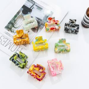 2025全球批发趋势韩国醋酸纤维发夹矩形5.5厘米鲨鱼女孩设计 - Product Image 2