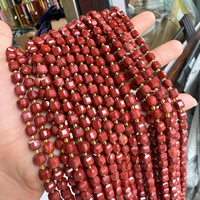 Perles en pierre naturelle en gros, en forme de cube, 6mm 8mm, perles carrées en dés pour la fabrication de bijoux DIY, plus de 50 types de matériaux de pierres précieuses