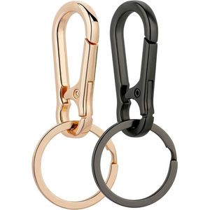 Minimalist Metal Keychain Keyring Hook Clip Organizer for Home Car Keys Travel Backpacking Accessories Small MOQ Wholesale RTS - Product Image 1