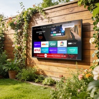 TV Pintar Layar Besar 75 Inci untuk Luar Ruangan 4K 1000 Nits Terlihat di Bawah Sinar Matahari IP65 Tahan Cuaca untuk Taman & Tampilan Teks di Kereta Bawah Tanah