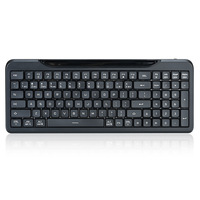 Clavier mécanique rétro-éclairé à 3 modes 2.4G/BT/clavier sans fil rechargeable filaire avec support de téléphone pour Win ordinateur portable PC de bureau