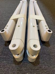 Double 304 en acier inoxydable chaîne de luxe jardin parasol extérieur en aluminium <span class=keywords><strong>motorisé</strong></span> rétractable balcon auvent bras - Product Image 2