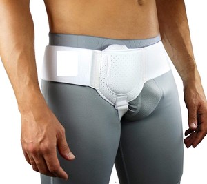 Ceinture médicale pour hernie inguinale gauche ou droite pour hommes, réglable, soutien post-chirurgical pour hernies inguinales - Product Image 3