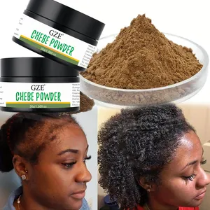 GZE Natural Organic Africa Chebe Hair Growth Powder Chebe Hair Treatment Products Anti Hair Lose Concealer Hairline Powder
