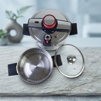 Autocuiseur à haute sécurité avec serrage Clipso, 22 cm, 24 cm, en acier inoxydable SUS304/SUS201, pour approvisionnement stratégique OEM