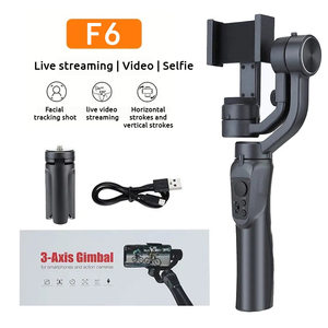 Nhà Máy Trực Tiếp Biểu Tượng Tùy Chỉnh F6 Điện Thoại Di Động Gimbal Tripod Ngoài Trời Chụp Điện Thoại Di Động Ổn Định Chủ - Product Image 4