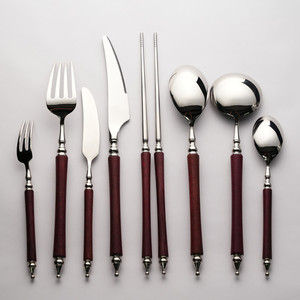 Chúng Tôi Đám Cưới Bộ Đồ Ăn Lãng Mạn Chất Lượng Cao Bộ Đồ Ăn Nĩa Và Muỗng Sang Trọng Bộ Dao Kéo Hoàng Gia - Product Image 4