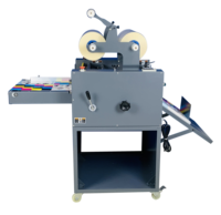Vente chaude FM-490B semi-automatique Bopp film rouleau plastifieuse différentes tailles de papier, y compris A4 A3 A5 A6 au prix d'usine