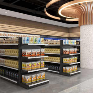 Estantería Metálica Usada para Tiendas Minoristas, Exhibidores de Supermercados, Estante de Exhibición, Góndola, Estanterías con Iluminación LED - Product Image 6