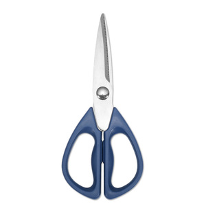 <b>Kitchen</b> <b>Scissors</b> Stainless Steel Blue Straight Head Home Use Multi Purpose - Product Image 4