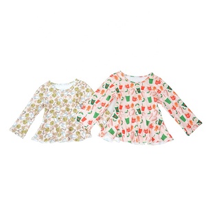<span class=keywords><strong>Camisetas</strong></span> De ninas para niña, <span class=keywords><strong>camisetas</strong></span> con peplum para bebé, venta al por mayor - Product Image 5