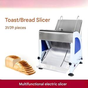 Rebanadora de <span class=keywords><strong>Pan</strong></span> Comercial de Alta Resistencia, Máquina Eléctrica Automática para Rebanar <span class=keywords><strong>Pan</strong></span> con Cuchillas de Corte Preciso - Product Image 1