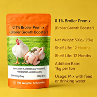 Aliment de démarrage pour poulets de chair Qianbaisheng, riche en protéines, croissance rapide, prémélange concentré multivitaminé