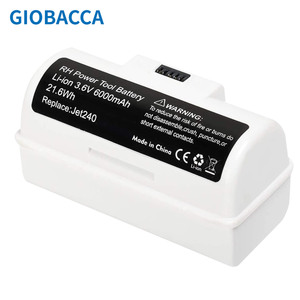 Batería de repuesto de 6000mAh y 3,6 V Compatible con iRobot Braava Jet 240 Robots para trapear el suelo Batería de iones de litio Irobot Jet240 - Product Image 1