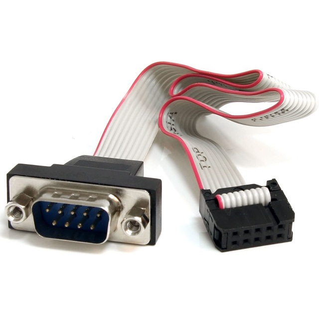 IDC DB9 Male to 10 Pin Female Motherboard Header RS232 Serial Adapter Cable