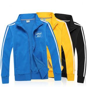 Nouveau Style automne hiver chandails personnalisés sweats à fermeture éclair CVC coton col montant hommes sweats - Product Image 3