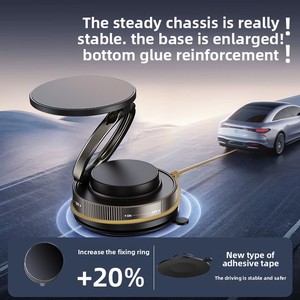 Nuovo supporto per cruscotto forte adsorbimento magnetico supporto per <span class=keywords><strong>ventosa</strong></span> in metallo <span class=keywords><strong>porta</strong></span> <span class=keywords><strong>cellulare</strong></span> auto per samsung Z Fold 6 5 - Product Image 4