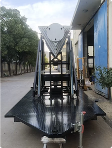 40フィートのヒンジ式伸縮クランクアップアンテナタワー、通信高速展開4Gセルタワー伸縮マスト - Product Image 2