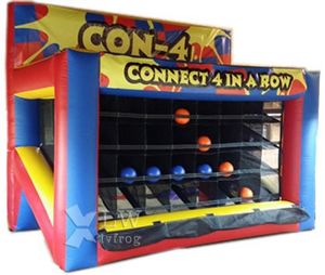 Niños inflables conectar cuatro juegos de baloncesto <span class=keywords><strong>en</strong></span> una fila inflable tiro juegos de carnaval para el alquiler de la fiesta - Product Image 2