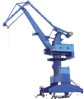 Conteneur de port du fabricant Portique grue à flèche articulée Floating SeaPort Lifting Portal Dock Crane