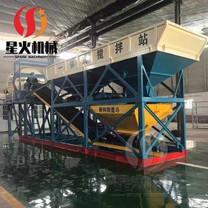 Sẵn sàng hỗn hợp trạm trộn bê tông nhà máy trống-Loại hệ thống hoạt động trơn tru chuyên nghiệp trộn bê tông nhà máy - Product Image 1