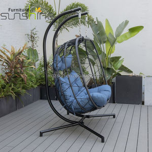 <span class=keywords><strong>Hamaca</strong></span> de <span class=keywords><strong>mimbre</strong></span> para salón, Gazebo <span class=keywords><strong>colgante</strong></span> para interior, <span class=keywords><strong>Nido</strong></span> de Pájaro, silla columpio con soporte - Product Image 2