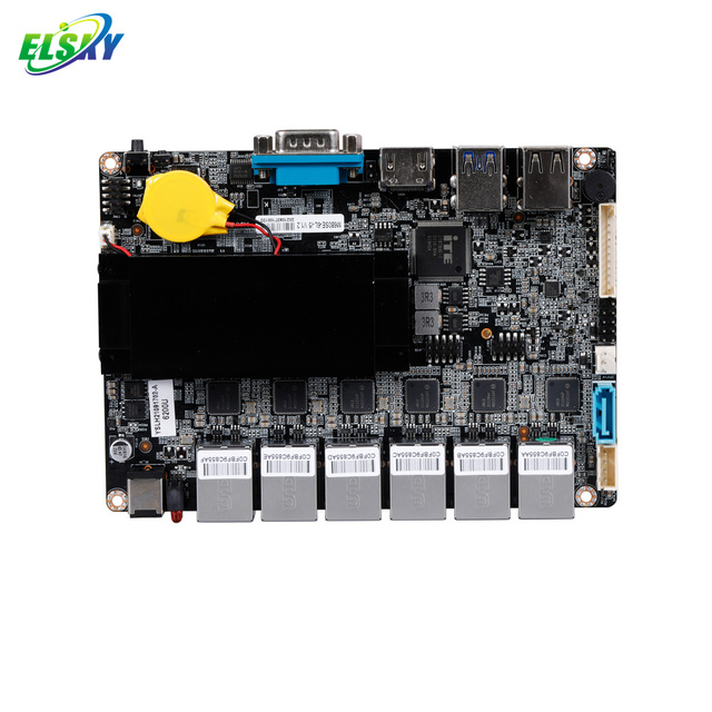ELSKY Networking Motherboard M780SE Processor Kaby Lake 7th Gen CORE I5 7200U NB-DDR4 MAX 32GB Memory MSATA 3.0 Hard Drive