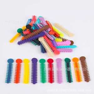 Ligatures orthodontiques pour matériaux dentaires, ligatures transparentes de couleur mixte, équipement et accessoires de thérapie orale - Product Image 2